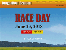 Tablet Screenshot of dragonboat-raceday.com